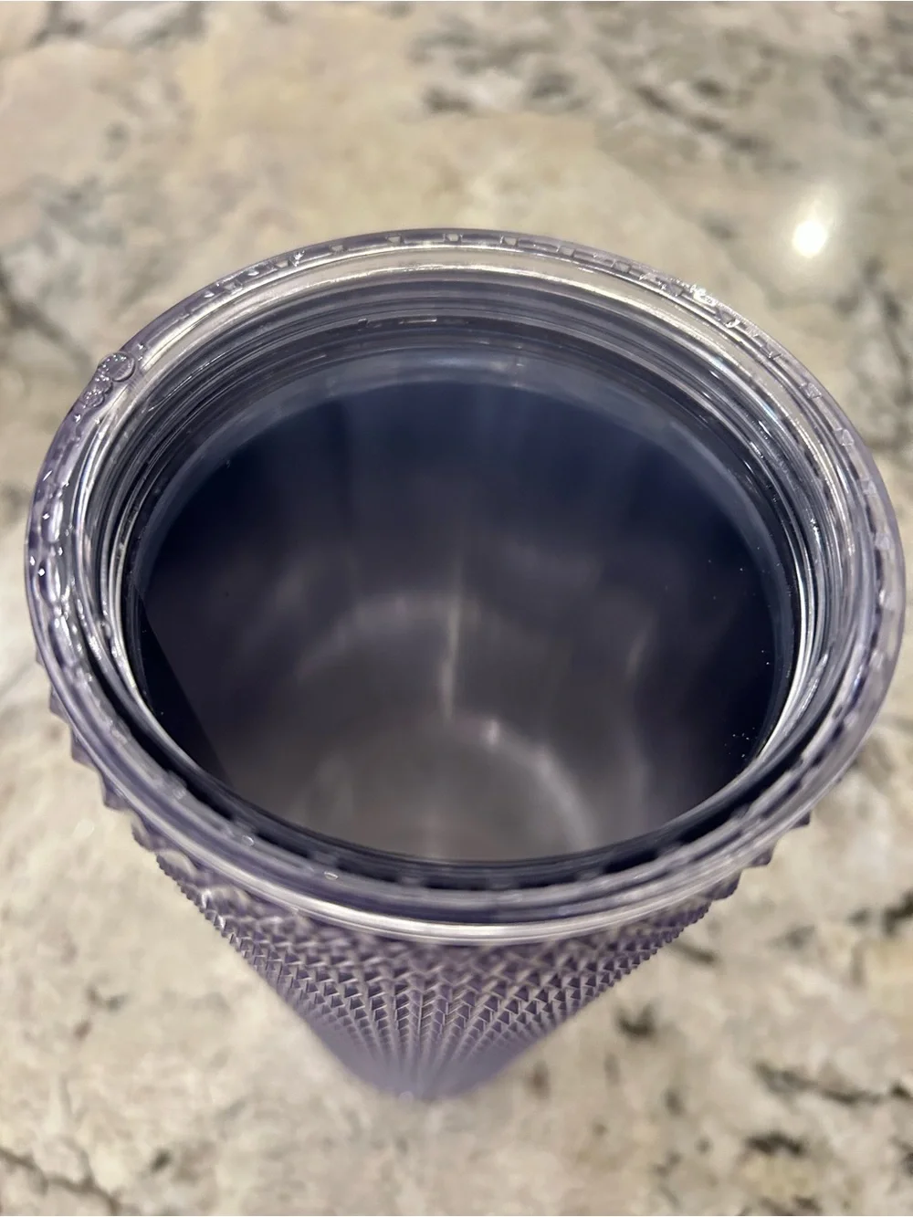Starbucks Purple Studded Tumbler with Pink Holographic Logo